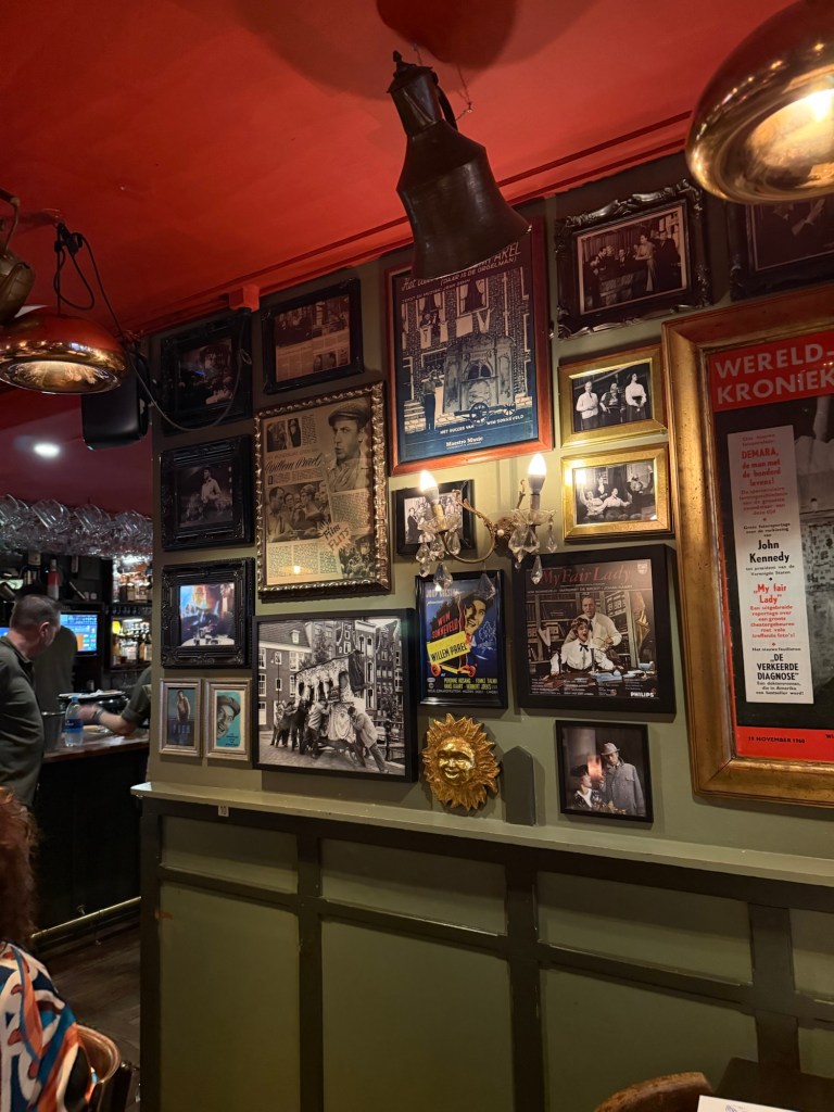 Wall decor in Cafe Sonneveld in Amsterdam. 