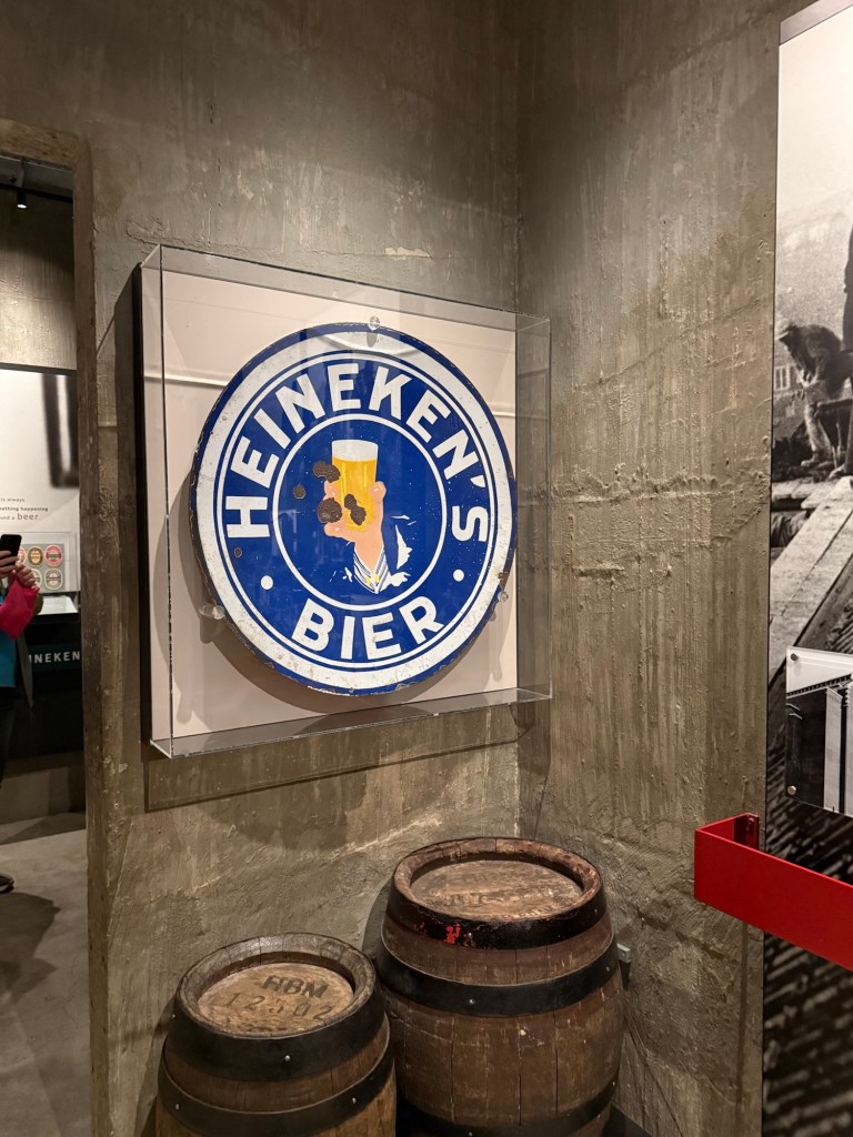 "Heineken's Bier" sign from the Heineken Experience in Amsterdam. 